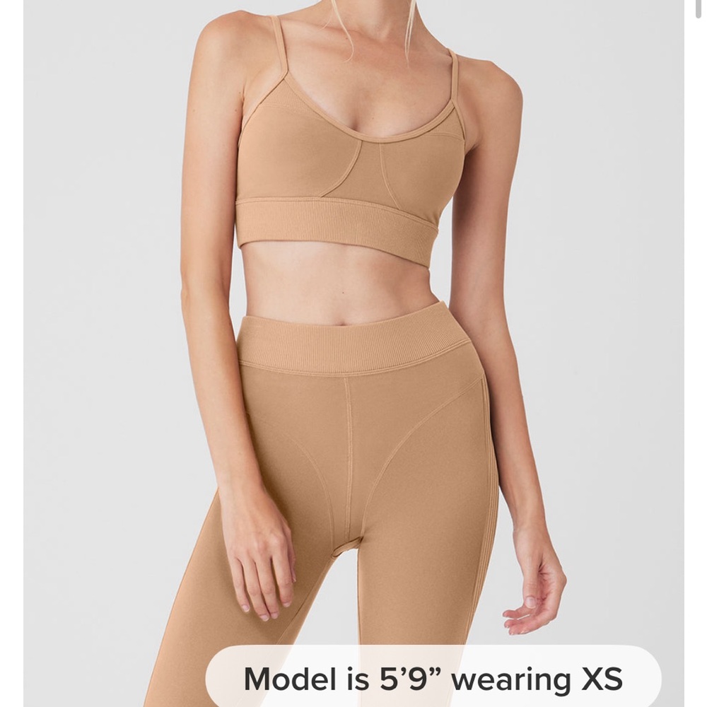 ALO Yoga Tan Sports Bra